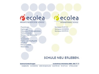 ecolea Staatl.anerkannte Höhere Berufsfachschule für Ergotherapie in der SeminarCenterGruppe