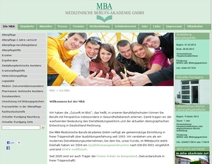 Staatl. anerk.Berufsfachschule für Ergotherapie MBA – Medizinische Berufs-Akademie GmbH